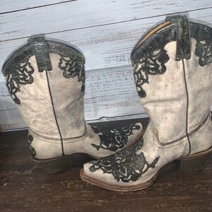 Corral Women’s Leather Distressed Multicolor Western Boots Size 8